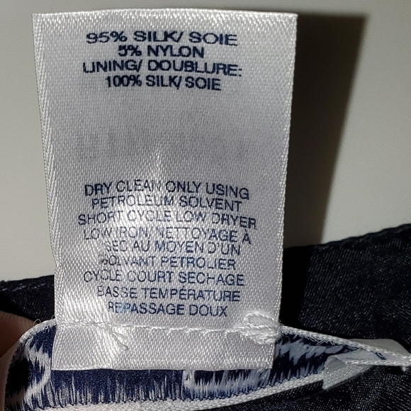 Oscar de la Renta Silk Floral Dress Size 10 - Picture 8 of 10